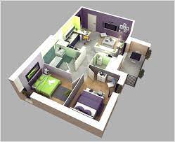If you like this design and would like to request for the floor plan, you may contact us by leaving your comment here. Two Bedroom 2 Bedroom House Floor Plan Design 3d House Storey