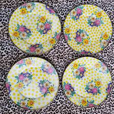 Maybe you would like to learn more about one of these? Mackenzie Childs Dining Mackenziechilds Salad Plates Buttercup Retired Poshmark