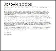 I want share some insights about negotiating severance agreements. Termination Letter Without Cause Severance Samples Voluntary Template Hudsonradc