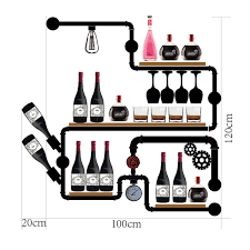 Download this free icon about whiskey bottle, and discover more than 13 million professional graphic resources on freepik. European Style Wine Rack Wine Bottle Display Stand Rack Organizer Metal Wood Wine Rack Wall Mounted Whisky Bottle Holder Bar Furniture