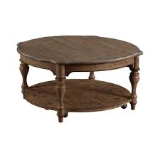 Bronson 4 legs coffee table with storage. Kincaid Furniture Weatherford Heather Bolton Round Cocktail Table 76 024