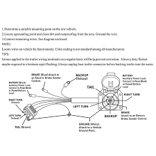 4 way round trailer connector wiring diagram. Plug 4 Way Flat To 7 Way Round Rv Wiring Adapter Car Trailer Hitch With Bracket Ebay