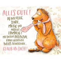 Alles Gute Du Bist Klug Stark Mutig Und Absolut Einmalig Mit Diesem Potenzial Kann Eigentlich Nichts Schiefgehen Glaube Mutmachspruche Viel Gluck Zur Prufung