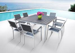 Torino 9 Piece Square Dining Set Patio Furniture Table Resin Patio Furniture Wrought Iron Patio Furniture