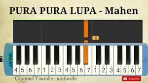 Not Pianika Pura Pura Lupa Mahen Youtube