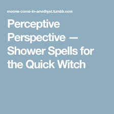 Shower Spells For The Quick Witch Spelling Witch Spells Witchcraft