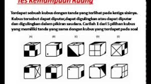 Contoh soal psikotest bank dan jawabannya: Contoh Soal Psikotes Yang Pasti Selalu Keluar Soal Kubus Tes Bumn Pns Bank Swasta Youtube