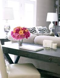 The Writing Desk A Stylish Solution Desk In Living Room Sofa Table Decor Desk Behind Couch