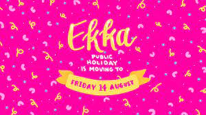 We're giving away a luxe weekend away for you and a mate (or date) Annastacia Palaszczuk On Twitter Breaking The Ekka Public Holiday Will Move From Wednesday 12 August To Friday 14 August To Support Our Tourism Industry For One Year Only People S Day Will Become