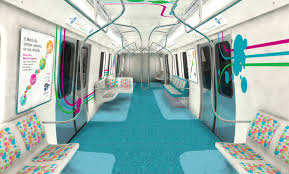 * o tempo de percurso informado é estimado, válido apenas para o trajeto em metrô, baseado no tempo médio de deslocamento entre as estações, a partir do embarque no trem, podendo sofrer variações por questões operacionais. Metro Rio Train Interior By Luciana Pszczol At Coroflot Com