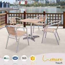 Popular Outdoor Furniture Aluminum Table And Chair For Restaurant Outdoor Furniture Sets Restaurant Furniture Aluminum Table