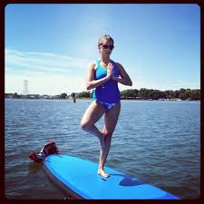 Tree Pose Stand Up Paddleboard Yoga With Sup Yo Www Sup Yo Com Paddle Board Yoga Tree Pose Yoga