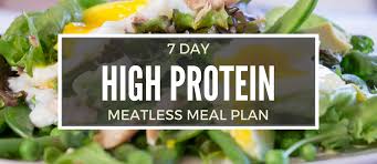 7 Day High Protein Diet Meal Plan Without Any Meat