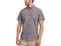 Chemises homme à manches courtes. Prana Broderick Chemise Slim Sans Manches Homme Gravel Sur Campz Fr