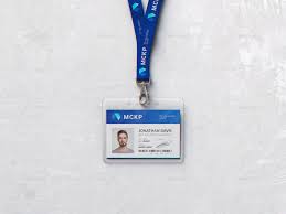 Lanyard Name Tag Badge Mockup Name Tags Badge Tags