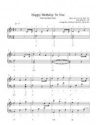 Happy Birthday To You By Mildred J Hill Piano Sheet Music Intermediate Level Pianoclasses Piano Sheet Sheet Music Piano Sheet Music