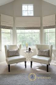 Amanda Carol Interiors Approachable Well Appointed Designs Flat Roman Shade Home Room