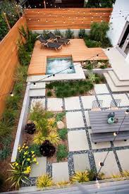 Platz Zum Entspannen Mit Einem Whirlpool Im Garten Gestalten Backyardgarden Small Backyard Landscaping Backyard Backyard Landscaping Designs