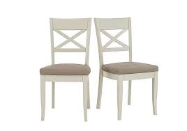Annecy Pair Of Cross Back Faux Leather Dining Chairs Dining Chairs Cross Back Dining Chairs Faux Leather Dining Chairs