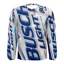 New Busch Light Beer Sublimated Long Sleeve T Shirt Men S Size S 3xl Free Ship Unbranded Personalizedtee