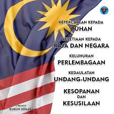 Kepentingan rukun negara rukun negara menjadi panduan bagi rakyat memupuk semangat setia kawan dan kecemerlangan hidup bermasyarakat serta bernegara. Facebook