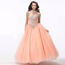 Image Result For Quince Dresses That Are Not Puffy Quinceanera Dresses Cheap Quinceanera Dresses High Neck Evening Dress