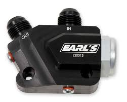 earls ls side mount oil cooler adapter