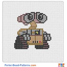 Wall E Perler Bead Pattern Download A Great Collection Of Free Pdf Templates For Your Perler Beads At Perler Perler Bead Disney Perler Bead Patterns Pixel Art