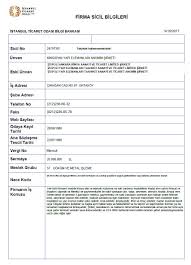 Besides ssm, other business registry bodies will also implement this new business registration number format. Extracts From The Commercial Register Of Turkey