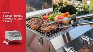 Try drive up, pick up, or same day delivery. Nexgrill 2 Burner Portable Propane Gas Table Top Grill 820 0033 Youtube