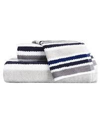 See more ideas about beach towel, towel, beach towel set. Nautica Jules Grey 3 Pc Towel Set Reviews Bath Towels Bed Bath Macy S