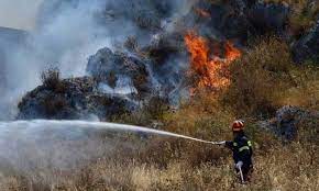 Φωτιά ξέσπασε στον βαρνάβα αττικής και στην ελευσίνα, ενώ στις περιοχές σπεύδουν ισχυρές δυνάμεις πυροσβεστικής. Cahwpcid8vcw M