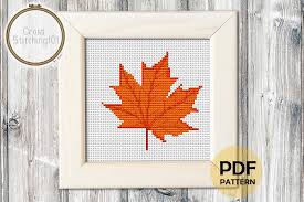 Maybe you would like to learn more about one of these? Maple Leaf Modern Cross Stitch Pattern Graphic By Crossstitching101 Creative Fabrica