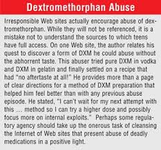 Dextromethorphan New Controversies
