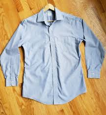 Brooks Brothers Blue Button Front Dress Shirt Mens Non Iron Slim Fit 15 1 2 33 Fashion Clothing Shoes Ac Mens Shirt Dress Shirts Blue Striped Dress Shirt