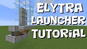 And place a lot of boats. Simple Elytra Launcher Minecraft Tutorial Build Java Edition Youtube