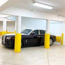 Outdoor padding features uv protection. Car Garage Pole Padding