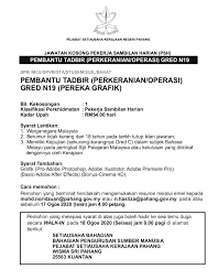 Bagaimanapun pada masa sama, kerajaan negeri mengakui aktiviti pembalakan masih menjadi sumber ekonomi negeri tetapi ia. Pahang Media Jawatan Kosong Pejabat Setiausaha Kerajaan Facebook
