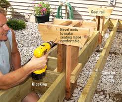 One added benefit is that you can add storage to the design, blending an extra dose of functionality into the mix. Making Builtin Benches For Your Deck Better Homes Gardens