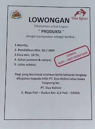 We did not find results for: Info Lowongan Kerja Pati Sebagai Teller Di Kantor Bpr Maa Cabang