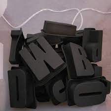 Flexible, reusable, not sticky, easy to demould, f. 26pc Set Of 4 5 Silicone Letter Molds Letter Moulds For Etsy Silicone Cooking Chocolate Letters Big Chocolate