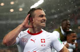 She is married to mr. Switzerland Scorers Xhaka Shaqiri Make Albanian Nationalist Gesture During Win Against Serbia The Star