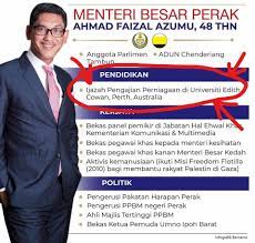 Adun umno sudah menurunkan tandatangan untuk menjadikan saarani sebagai menteri besar baharu. After One Year How Would You Rate The Performance Of The Perak Mb A Maintenance Contract Given To A Company With No Manpower Trampling On The Rights Of The Orang Asli At