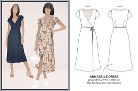 Style Arc Woven Dress Wrap Dress Sewing Patterns Sewing Dresses