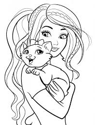 Barbie coloring pages | free coloring pages Barbie Coloring Pages Print For Girls Wonder Day Coloring Pages For Children And Adults