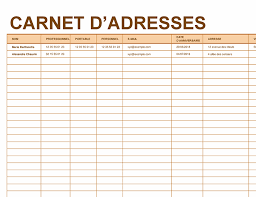 Carnets Dadresses - Officecom