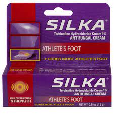 Amazon.com: Silka, Athlete's Foot Cream with Terbinafine Hcl 1%, 0.5 Ounce  : Health & Household