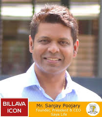 BillavaIcon2020 Mr. Sanjay Thimmappa Poojary Founder and CEO of Saya Life,  United States Biography : Mr. Sanjay Thimmappa Poojary is a Founder and CEO  of Saya Life, a company providing the "knowledge
