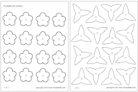 Some people stick more decorations and colored paper to decorate the template. Pin By Claudia Chatham On Art Projects For Kids Flower Template Paper Flower Template Flower Templates Printable