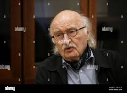 Holocaust survivor Peter René Pérez, during an interview with Europa Press,  at the Centro Sefarad-Israel in Condeduque,